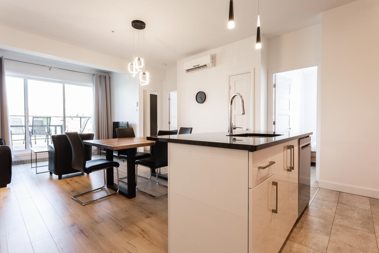 Apartament Aux Havres Urbains - Le Penthouse Du Kameleon Québec Zewnętrze zdjęcie