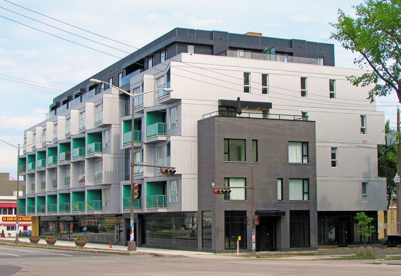 Apartament Aux Havres Urbains - Le Penthouse Du Kameleon Québec Zewnętrze zdjęcie